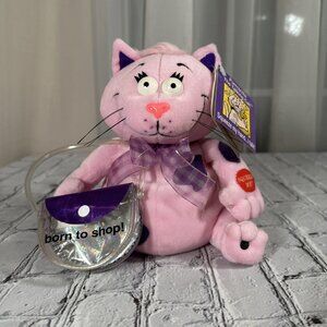 1999 Purrscilla the Talking Cat Yakity Yak Plush Does Not Talk